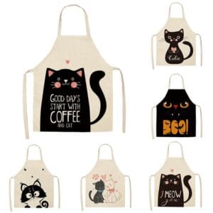 1Pcs Cotton and Linen Apron