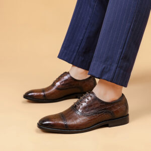 Business Fashion Oxford Formal Leather Shoes for Men