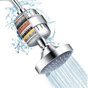 High-Pressure Shower Set With Filter Shower Head