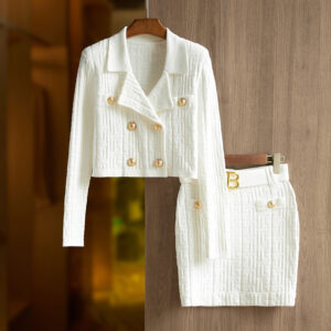Teen Knitting Skirt Fashion Suit