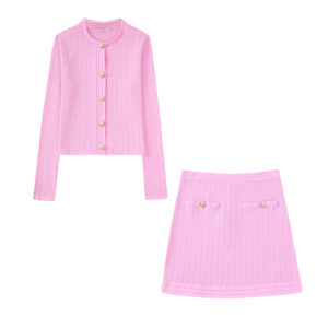 Teen Knitted Jacket Knitted Skirt
