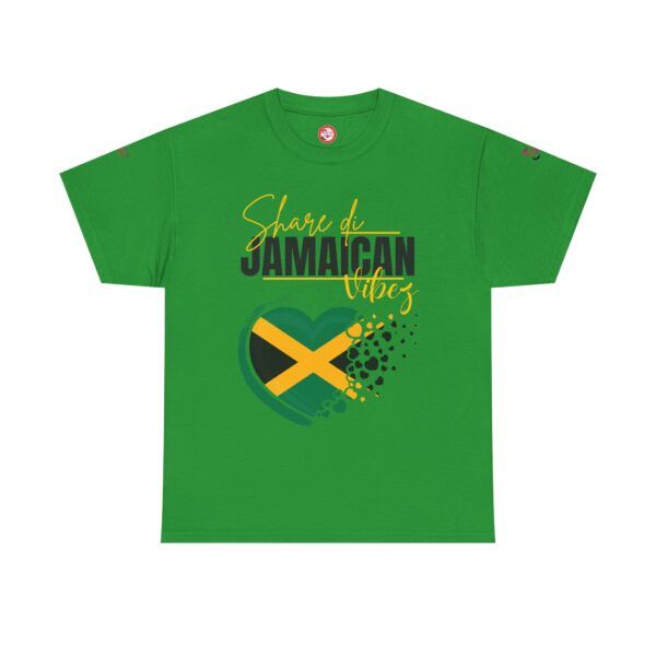 Jamaican Vibes Cotton Unisex T-Shirt - Image 2