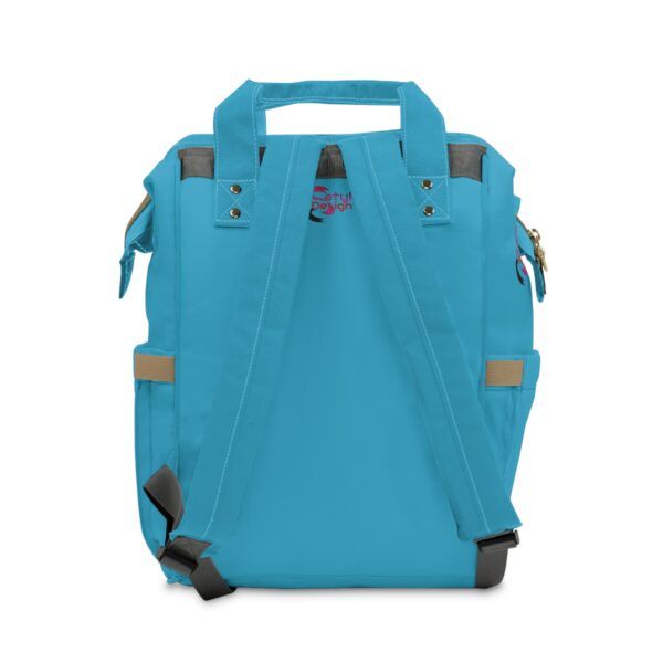 Teal Multifunctional Backpack - Image 2