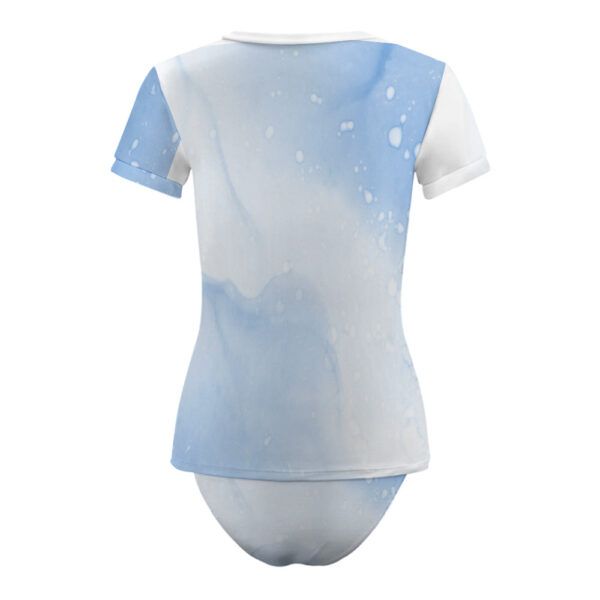 Short Sleeve Two Piece Bikini Swimsuit - Image 14