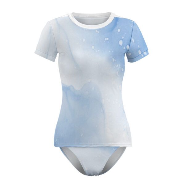 Short Sleeve Two Piece Bikini Swimsuit - Image 11