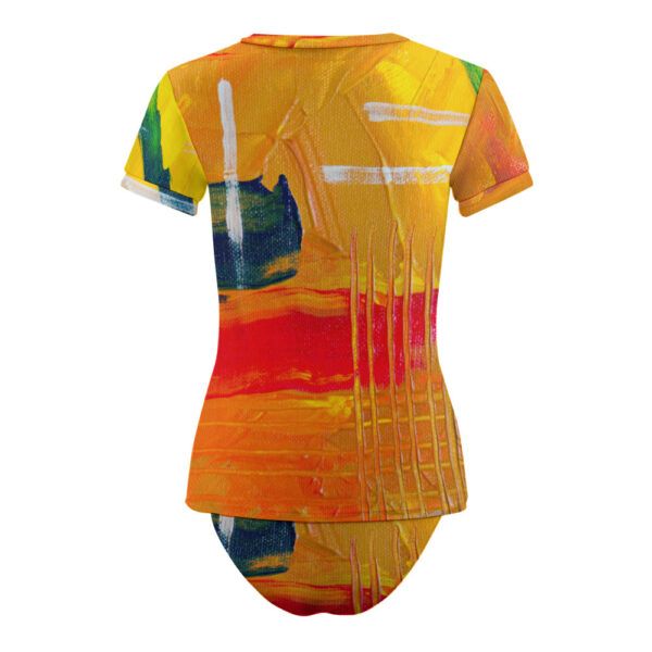 Short Sleeve Two Piece Bikini Swimsuit - Image 6