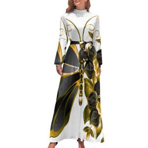 Butterfly Long Elegant Dress