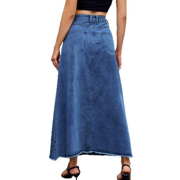 High waist denim fashionable skirt for women - Image 5