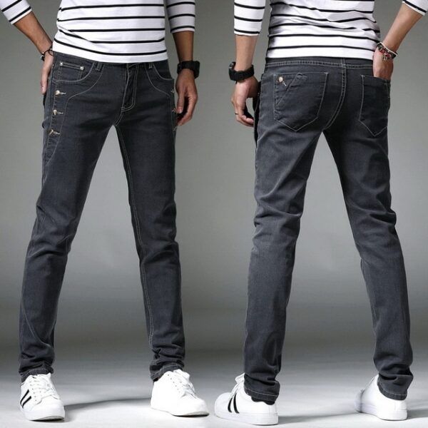 Men Distressed Skinny Denim Jeans - Image 12