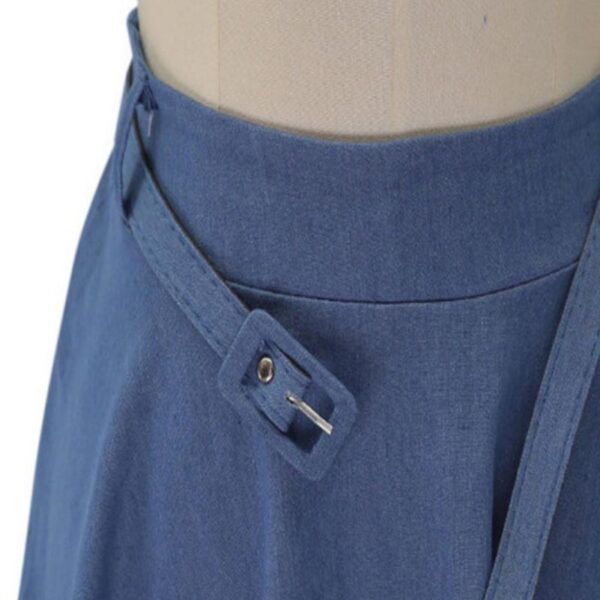 Women Denim Jeans A line Skirt - Image 4