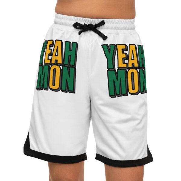 Yeah Mon Basketball Rib Shorts - Image 4
