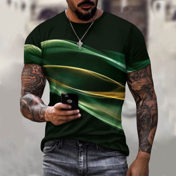 Stylish Men's Cotton T-shirt - Image 2