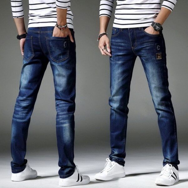 Men Distressed Skinny Denim Jeans - Image 16