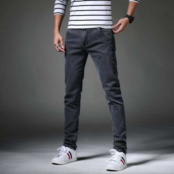 Men Distressed Skinny Denim Jeans