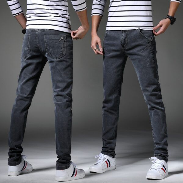Men Distressed Skinny Denim Jeans - Image 3