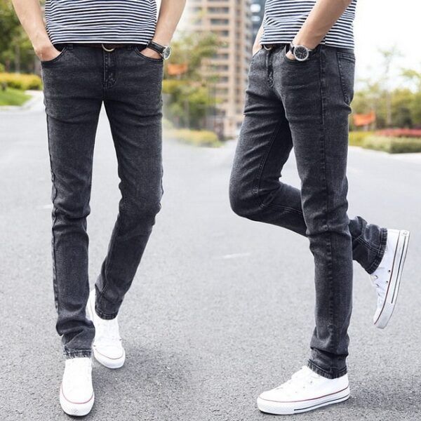 Men Distressed Skinny Denim Jeans - Image 11