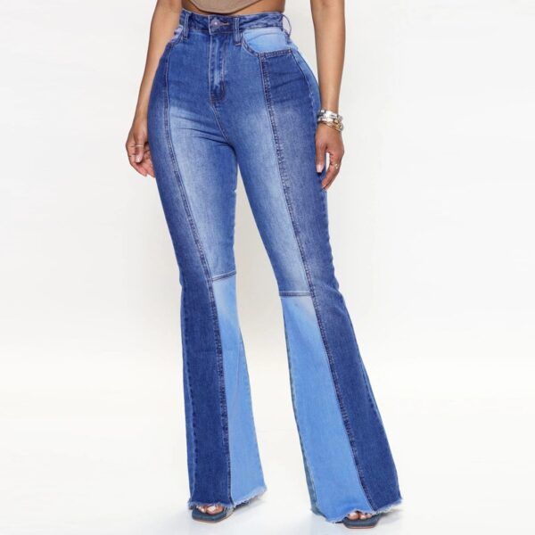 High Waist Boot Cut Jeans Pants For Women