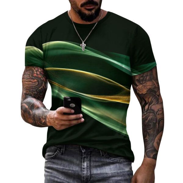 Stylish Men's Cotton T-shirt - Image 5
