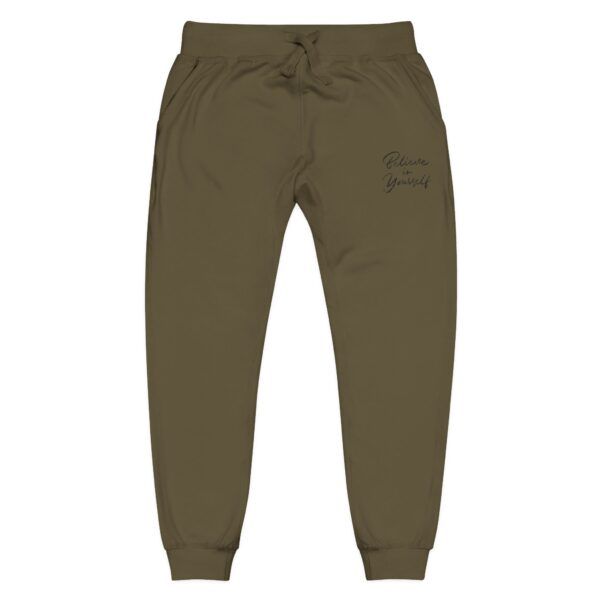 Cozy Embroidered Fleece Sweatpants - Image 3