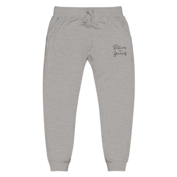 Cozy Embroidered Fleece Sweatpants - Image 6