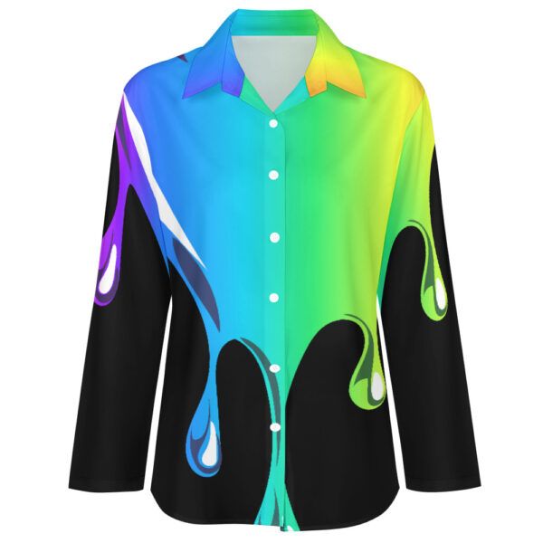Multi-color Water Drop Blouse - Image 7