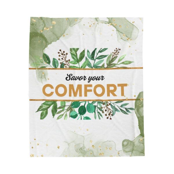 Velveteen Plush Blanket Savor Your Comfort