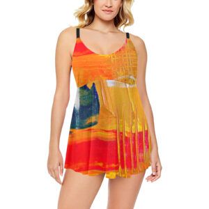 Colourful Swim Dress