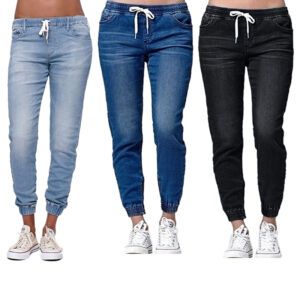 Pencil Foot Vintage Jeans for Womens