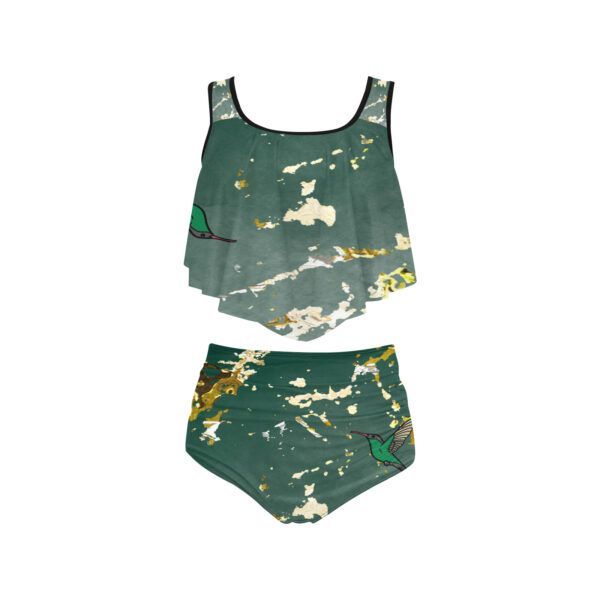 High Waist Flounce Bikini Swimsuit - Image 3