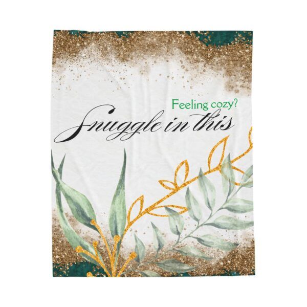 Cozy Velveteen Plush Blanket, Snuggle in This - Image 4