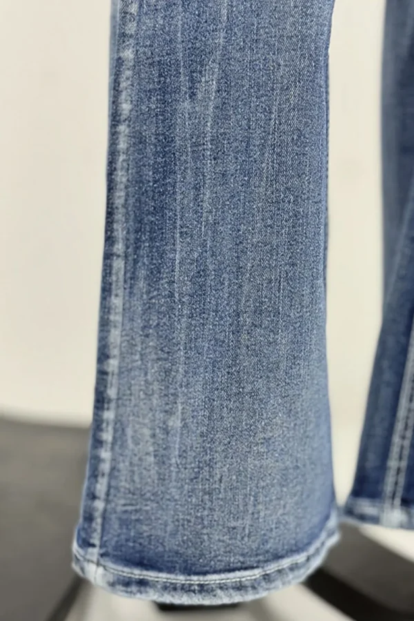 Star Embroidered Bootcut Jeans for Teens - Image 6