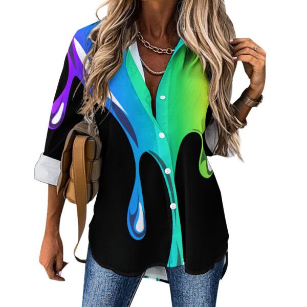 Multi-color Water Drop Blouse - Image 10