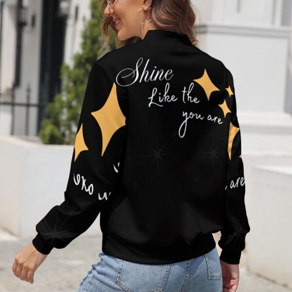 Long Sleeve Women Zipper Jacket - Image 7