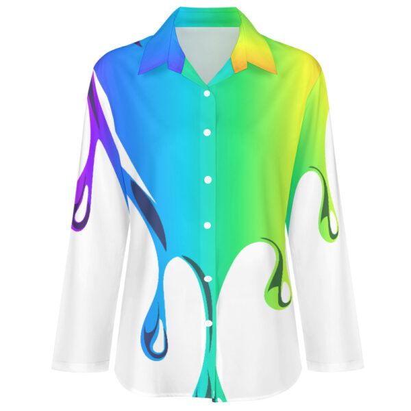 Multi-color Water Drop Blouse - Image 2
