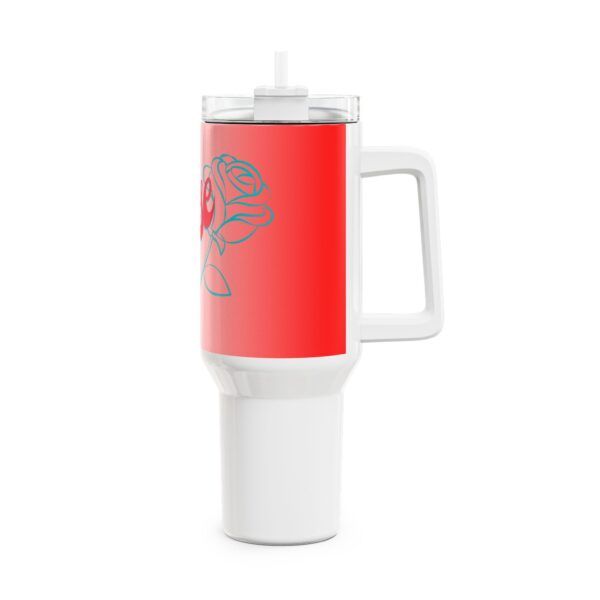 Stylish Rose Tumbler, 40oz - Image 4