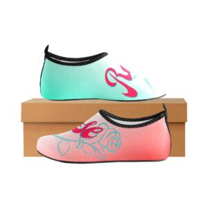 Kid's Rose Aqua Shoes - Image 4