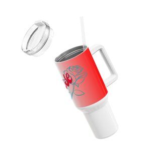Stylish Rose Tumbler, 40oz - Image 5