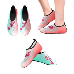 Kid's Rose Aqua Shoes - Image 5