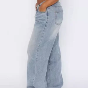 Wide Leg Jeans with Pockets - Image 5