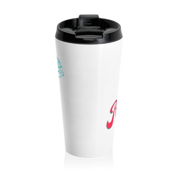 Rose DesignTravel Mug - Image 2