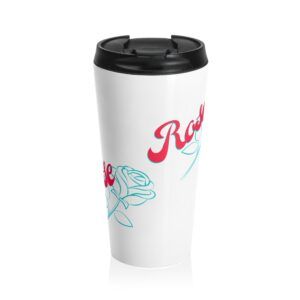 Rose DesignTravel Mug - Image 1