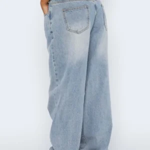 Wide Leg Jeans with Pockets - Image 6