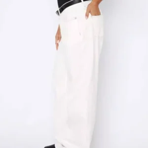 Wide Leg Jeans with Pockets - Image 2