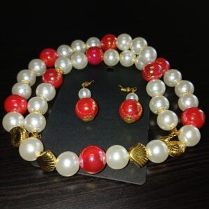Red and White Handmade Jewelry